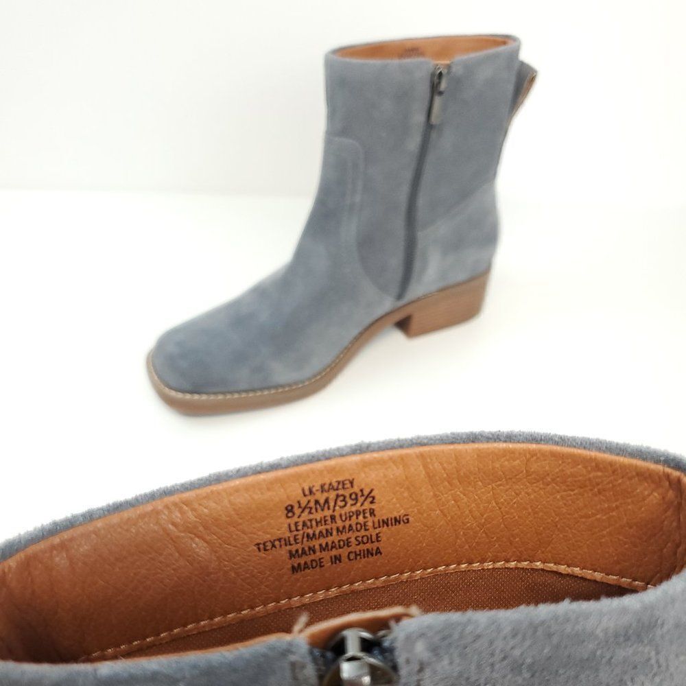 LUCKY BRAND Kazey Square Toe Bootie in Castlerock Oilsue NWOB US 8.5 - Picture 13 of 14